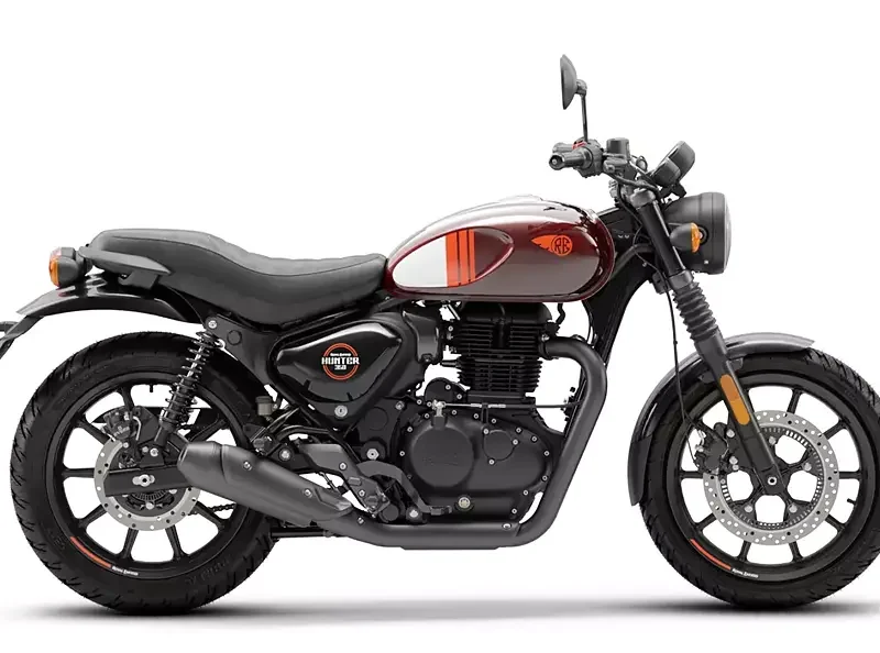 Royal Enfield Hunter 350 (Rebel Blue/Red/Black)