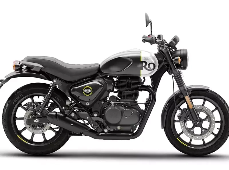 Royal Enfield Hunter 350 (Rebel Blue/Red/Black)