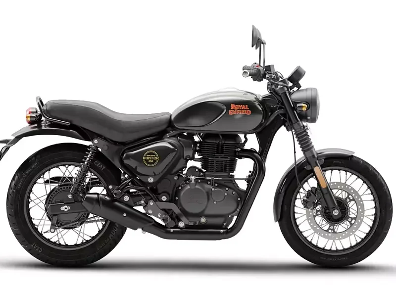 Royal Enfield Hunter 350 (Rebel Blue/Red/Black)