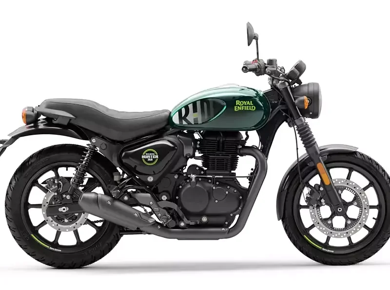 Royal Enfield Hunter 350 (Rebel Blue/Red/Black)