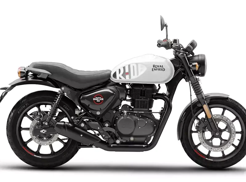 Royal Enfield Hunter 350 (Rebel Blue/Red/Black)